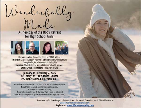 Wonderfully Made: Theology of the Body Retreat for High School Girls